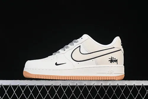 All categories Nk Air Force 1 Air Force series Nk Air Force 1 Low Air Force low-top Nike Air Force 1'07 Low Stusi co-branded off-white raw rubber sole Air Force 1 low-top casual sneakers CS5288-055